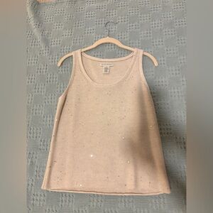 Banana Republic woven sequined top